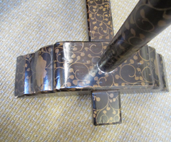 A Japanese Gilt Lacquered Garment Stand