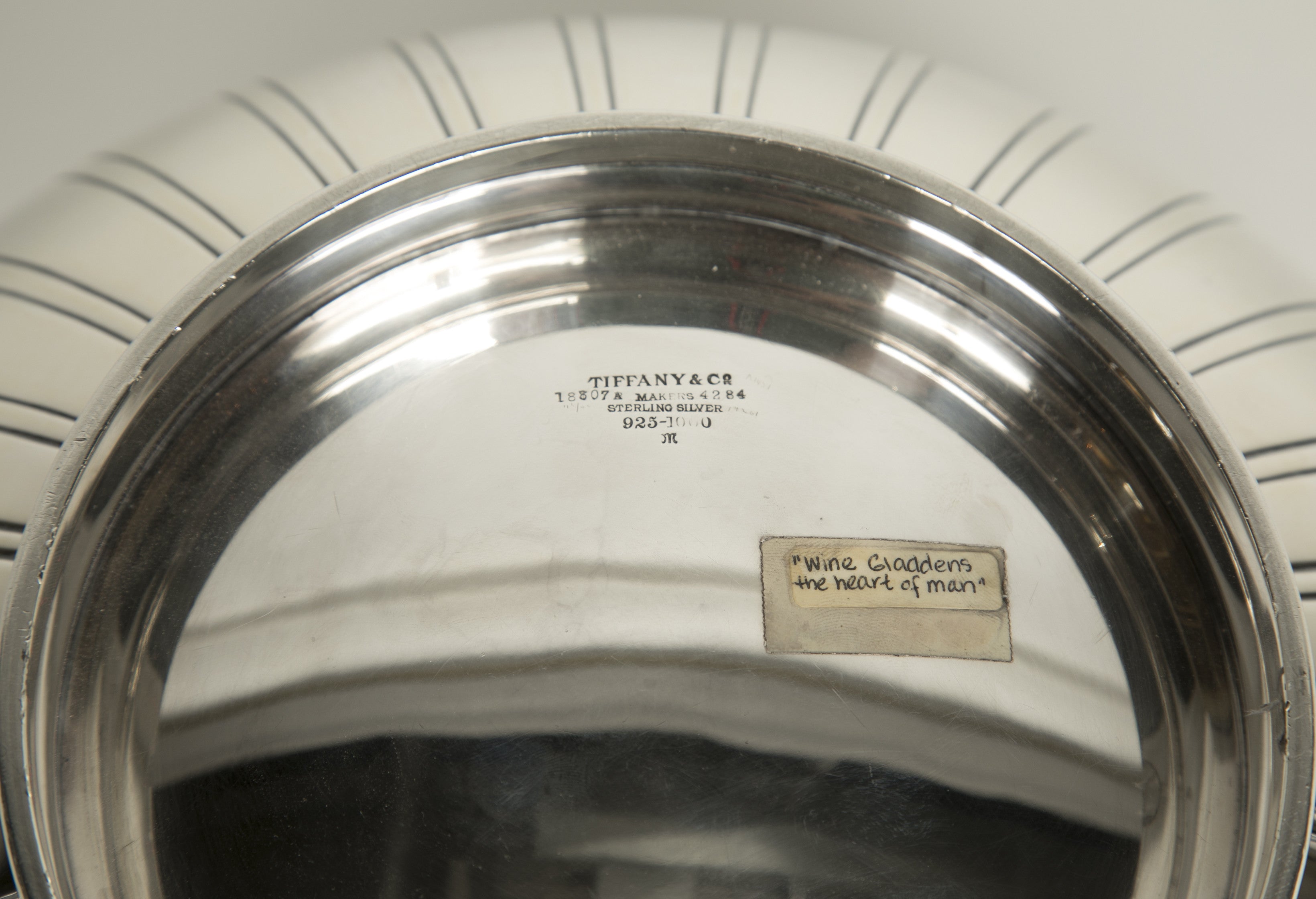 A Tiffany & Co Sterling Silver Punch Bowl