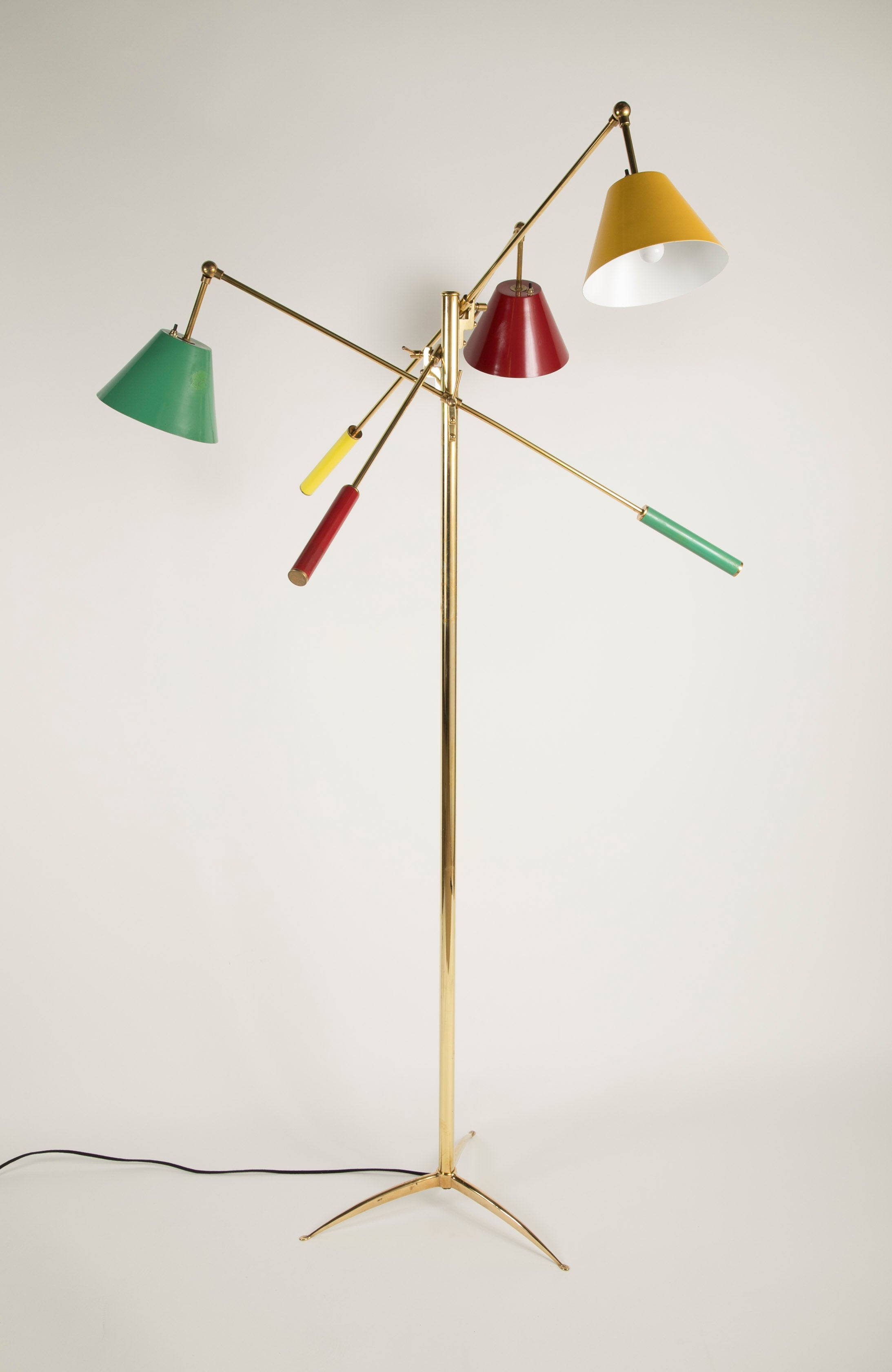 Triennale Floor Lamp Attributed to Gino Sarfatti