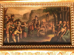Swiss Oil Painting of the Legend of William Tell