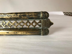 Ottoman Brass Inkwell and Pen Case Qalamdan