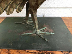 Italian Patinated Wrought Iron Rooster
