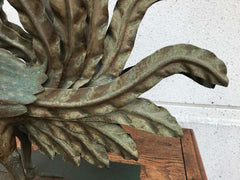 Italian Patinated Wrought Iron Rooster