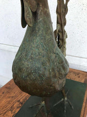 Italian Patinated Wrought Iron Rooster
