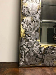 Mid Century Modern Copper and Aluminum Mirror