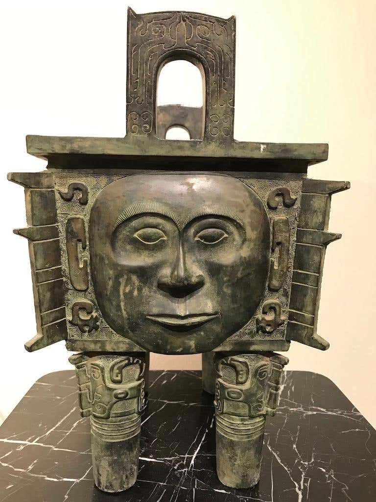 Chinese Archaistic Style Bronze Ritual Vessel