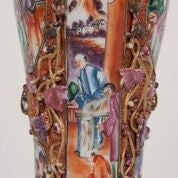 Fabulous Pair of 18th Century Chinese Covered Urns