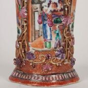 Fabulous Pair of 18th Century Chinese Covered Urns