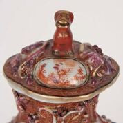 Fabulous Pair of 18th Century Chinese Covered Urns