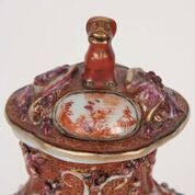 Fabulous Pair of 18th Century Chinese Covered Urns