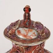 Fabulous Pair of 18th Century Chinese Covered Urns