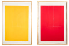 Pair of Robert Motherwell Silkscreens from London Suite Series