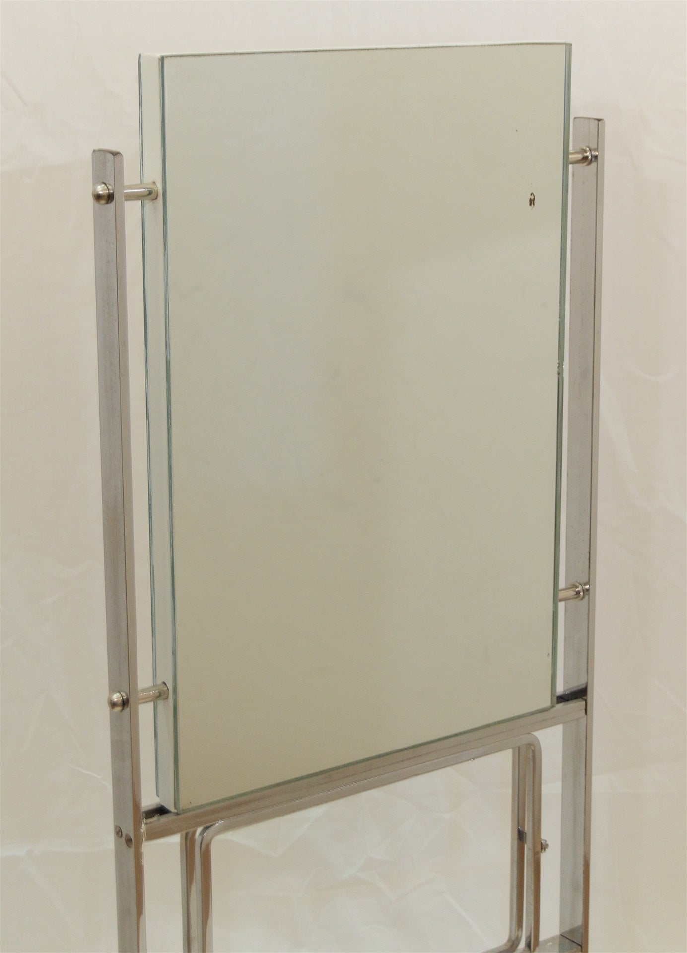Unusual and Large Double-Sided Deco Display Mirror