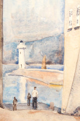 VIVREL, André-Léon (French, 1886-1976) “The Lighthouse” (South of France) – Circa 1926-1928