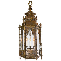 Fine Chandelier Attributed to Edward F. Caldwell Lantern
