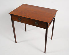 Mahogany Table With Side Drawer