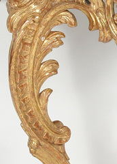 Pair of French Carved Gilt Wood Consoles