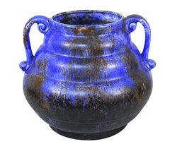 Vintage Blue Studio Pottery Vase