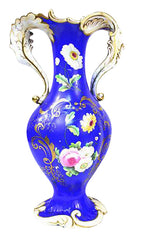 Blue Continental Vases - Pair