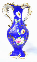 Blue Continental Vases - Pair