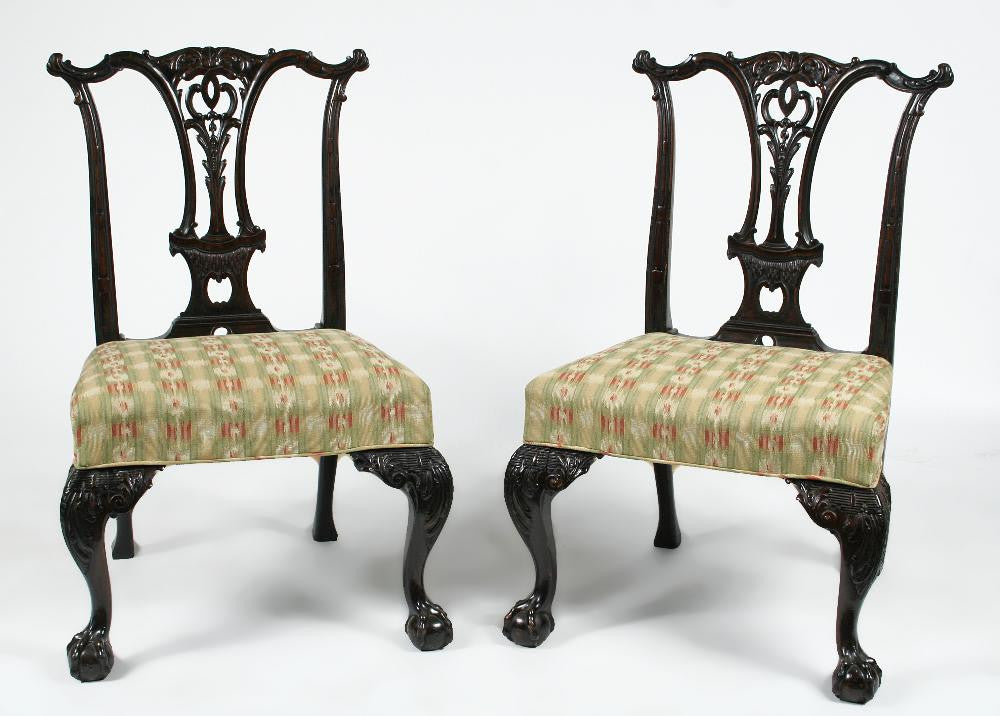 Chippendale Style Chairs - Set of Six