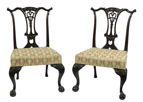 Chippendale Style Chairs - Set of Six