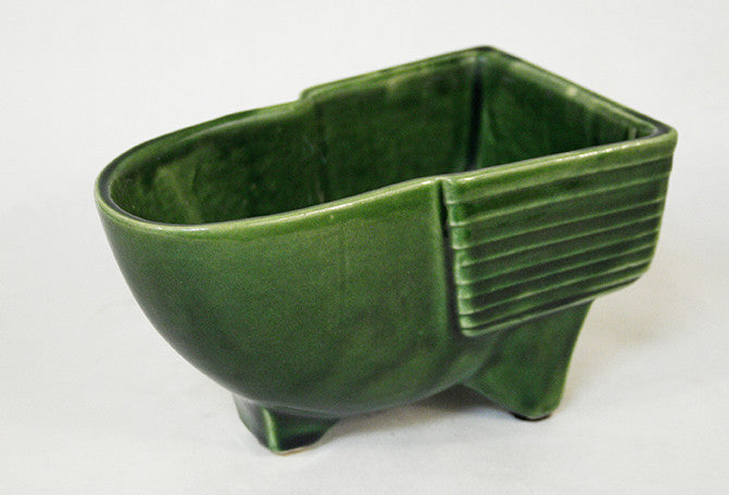 Green Glazed Container