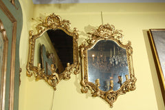 Carved Rococo Style Mirrors