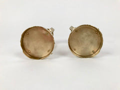 Pair of Japanese Brass Candlesticks