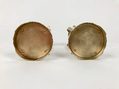 Pair of Japanese Brass Candlesticks