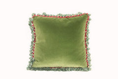 Victorian Beaded Floral Pillow