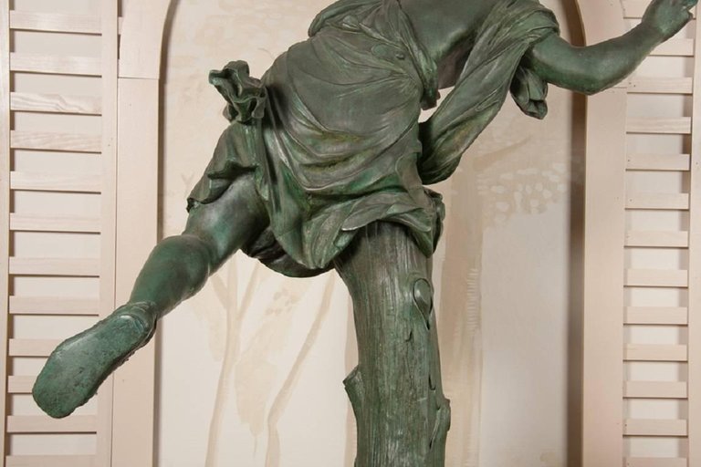 Large Bronze Statue Of Hippomene