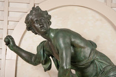 Large Bronze Statue Of Hippomene