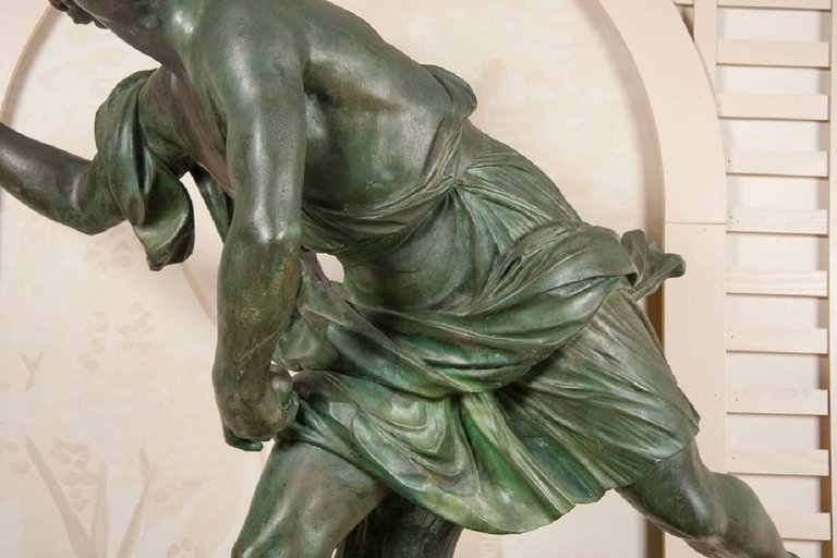 Large Bronze Statue Of Hippomene