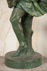 Large Bronze Statue Of Hippomene