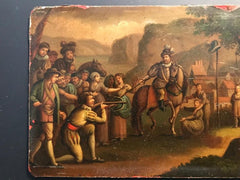Swiss Oil Painting of the Legend of William Tell