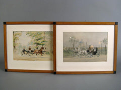 Pair of Watercolors by H. G. Wilda