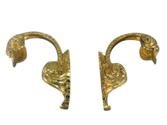 French Bronze Dore Tiebacks