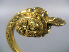French Bronze Dore Tiebacks