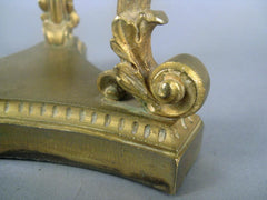 Cut Glass Compote on Bronze Dore Base