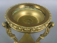 Cut Glass Compote on Bronze Dore Base