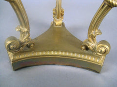Cut Glass Compote on Bronze Dore Base
