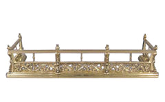 19th Century Brass Fire Fender