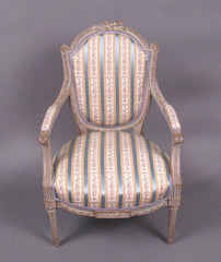French Painted Fauteuil