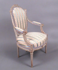 French Painted Fauteuil