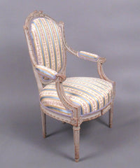French Painted Fauteuil
