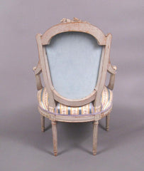 French Painted Fauteuil