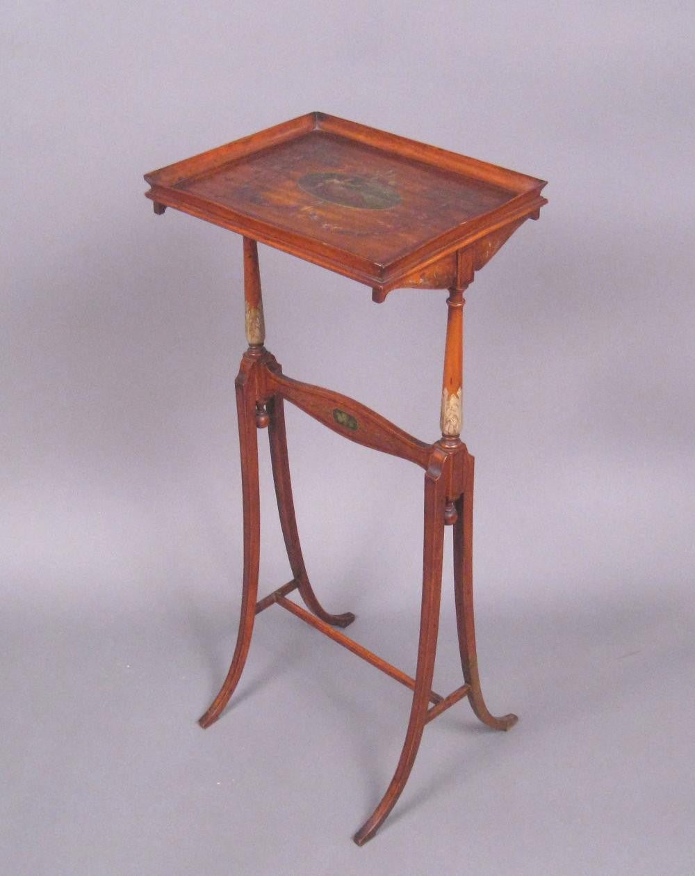 Edwardian Painted Stand or Small Table