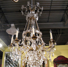 Eight Light Crystal Chandelier