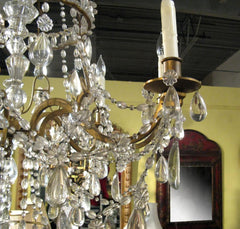 Eight Light Crystal Chandelier